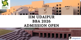 IIM Udaipur BBA Admission 2026 Open